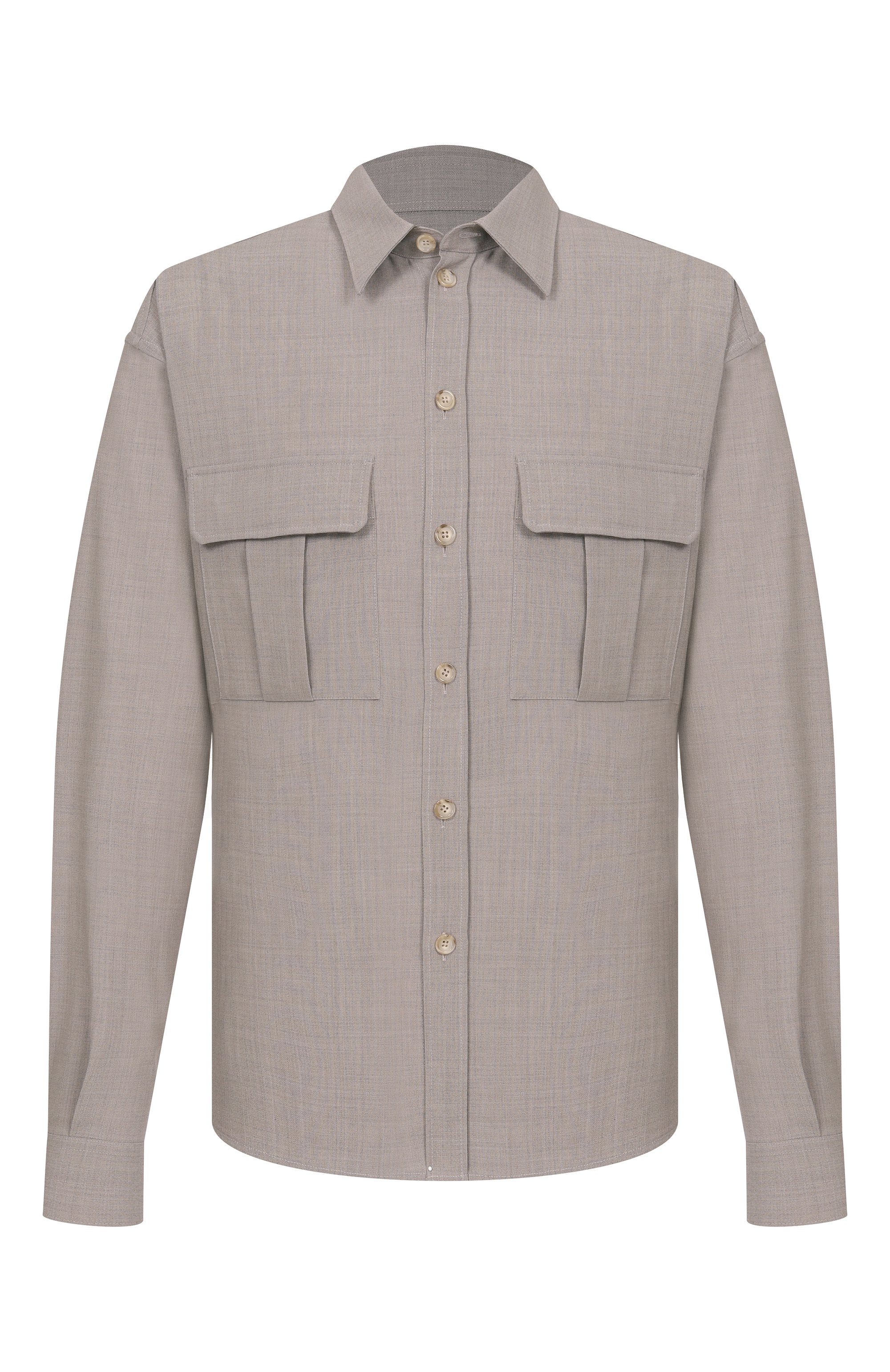 Шерстяная рубашка DOLCE & GABBANA, арт. G50J2T/HU2BP, фото 1