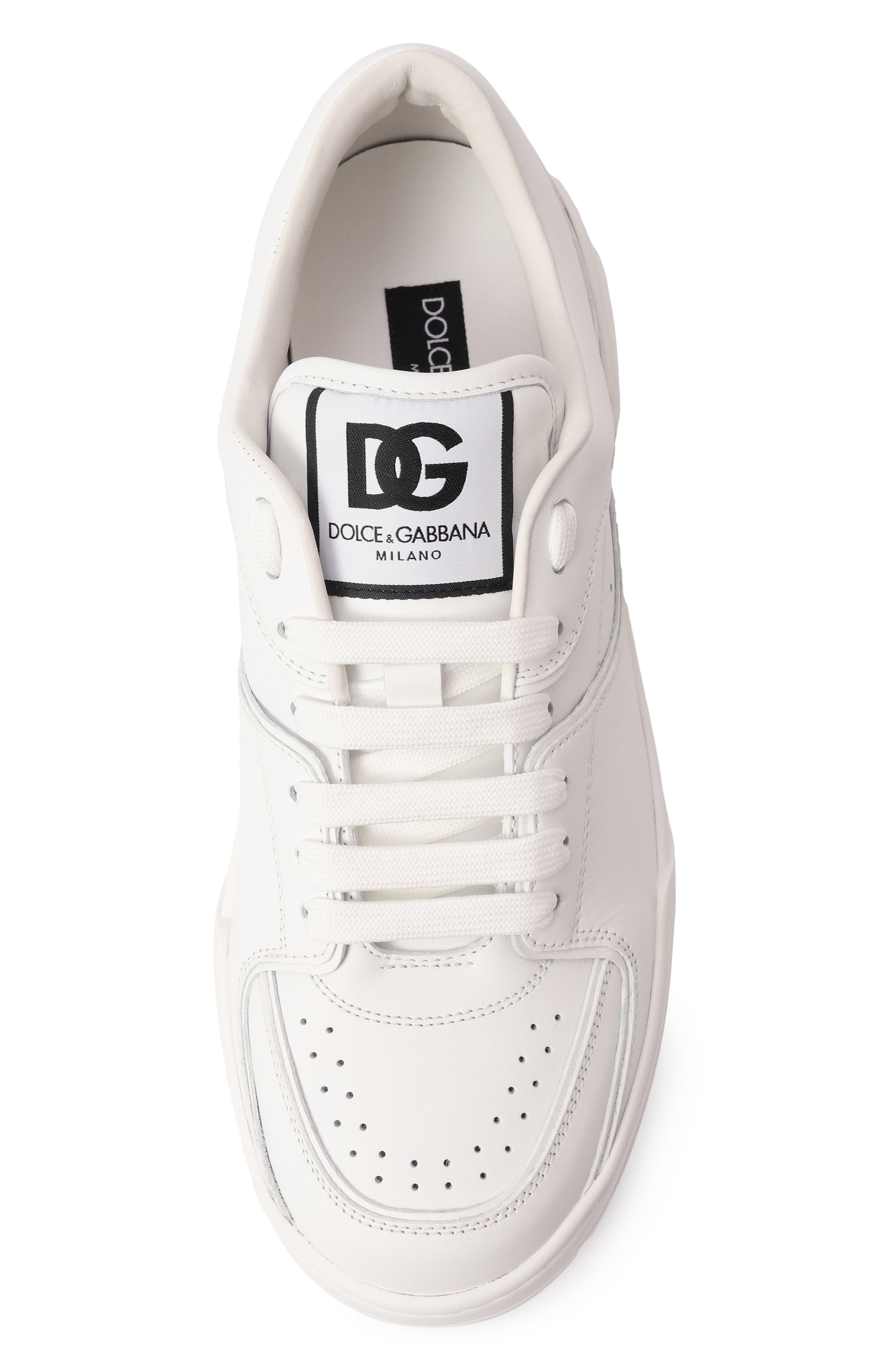 Кожаные кеды new roma DOLCE & GABBANA, арт. CS2036/A1065, фото 6