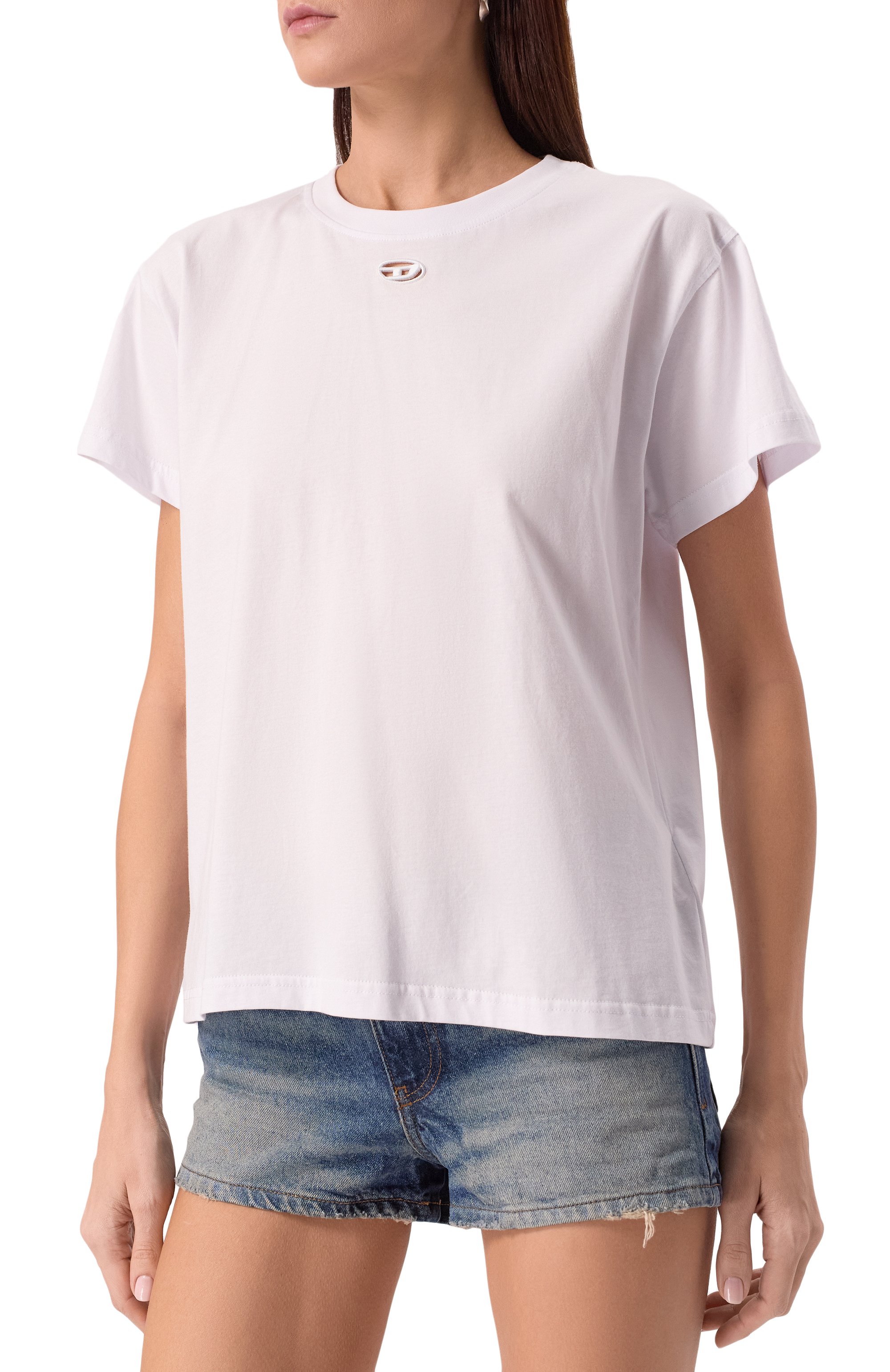 Хлопковая футболка DIESEL, арт. A17736/0NIAX, фото 3