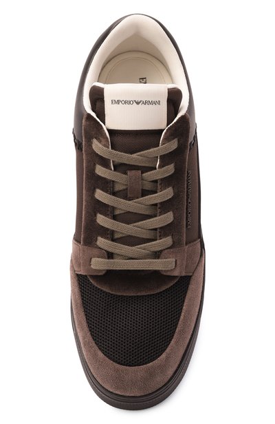 Комбинированные кеды EMPORIO ARMANI, арт. EM004836/AF23155, фото 5