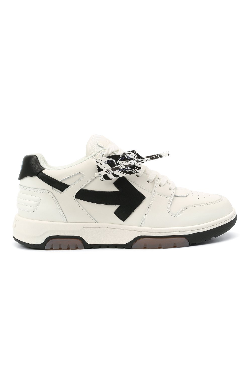 Кожаные кеды out of office OFF-WHITE белого цвета по цене 43800 руб., арт. 0MIA189R21LEA0010110, фото 6 Кожаные кеды out of office OFF-WHITE, арт. 0MIA189R21LEA0010110, фото 6