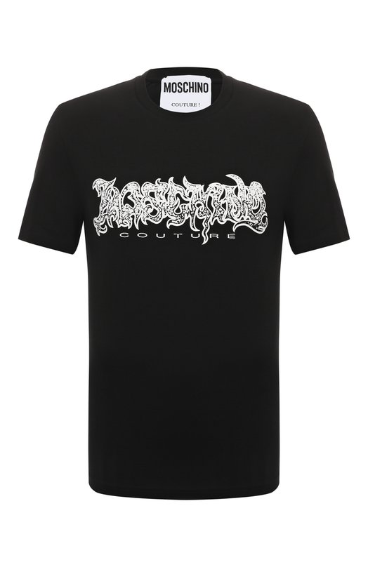 

Хлопковая футболка Moschino, Чёрный