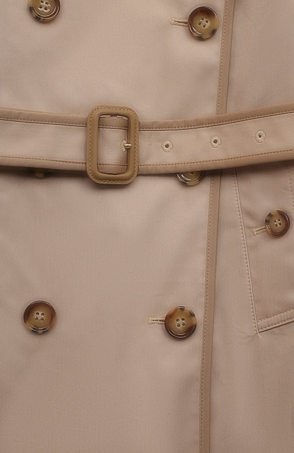 Хлопковый тренч BURBERRY, арт. 8069445, фото 3