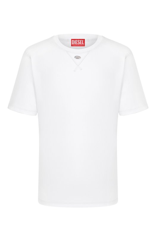 Хлопковая футболка Diesel A19963/0AIJU Белый A19963/0AIJU