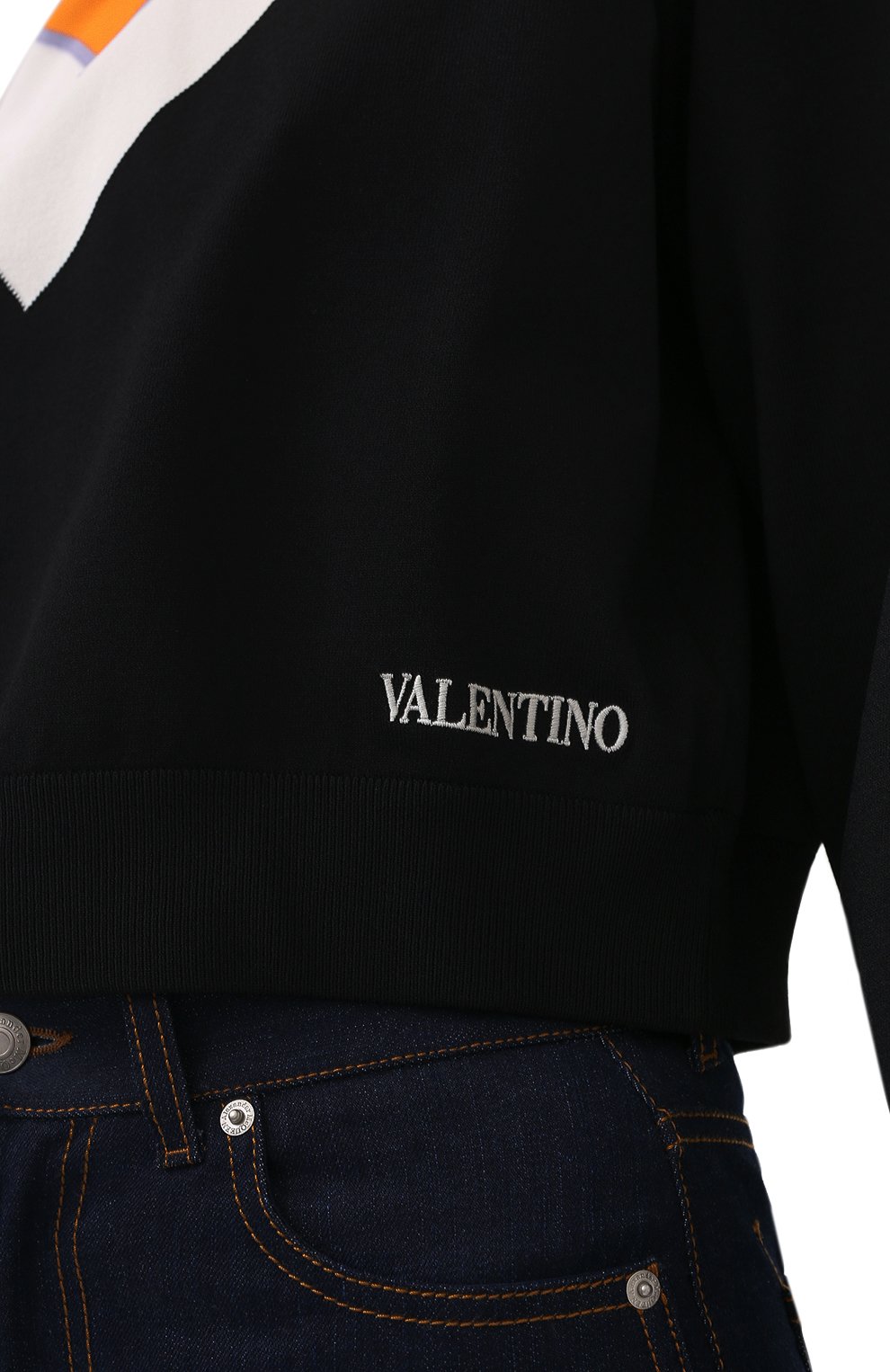 Пуловер из вискозы VALENTINO, арт. UB3KC15R5NH, фото 5