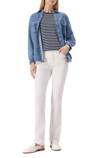 Хлопковый лонгслив WEEKEND MAX MARA, арт. ERASM0, фото 2