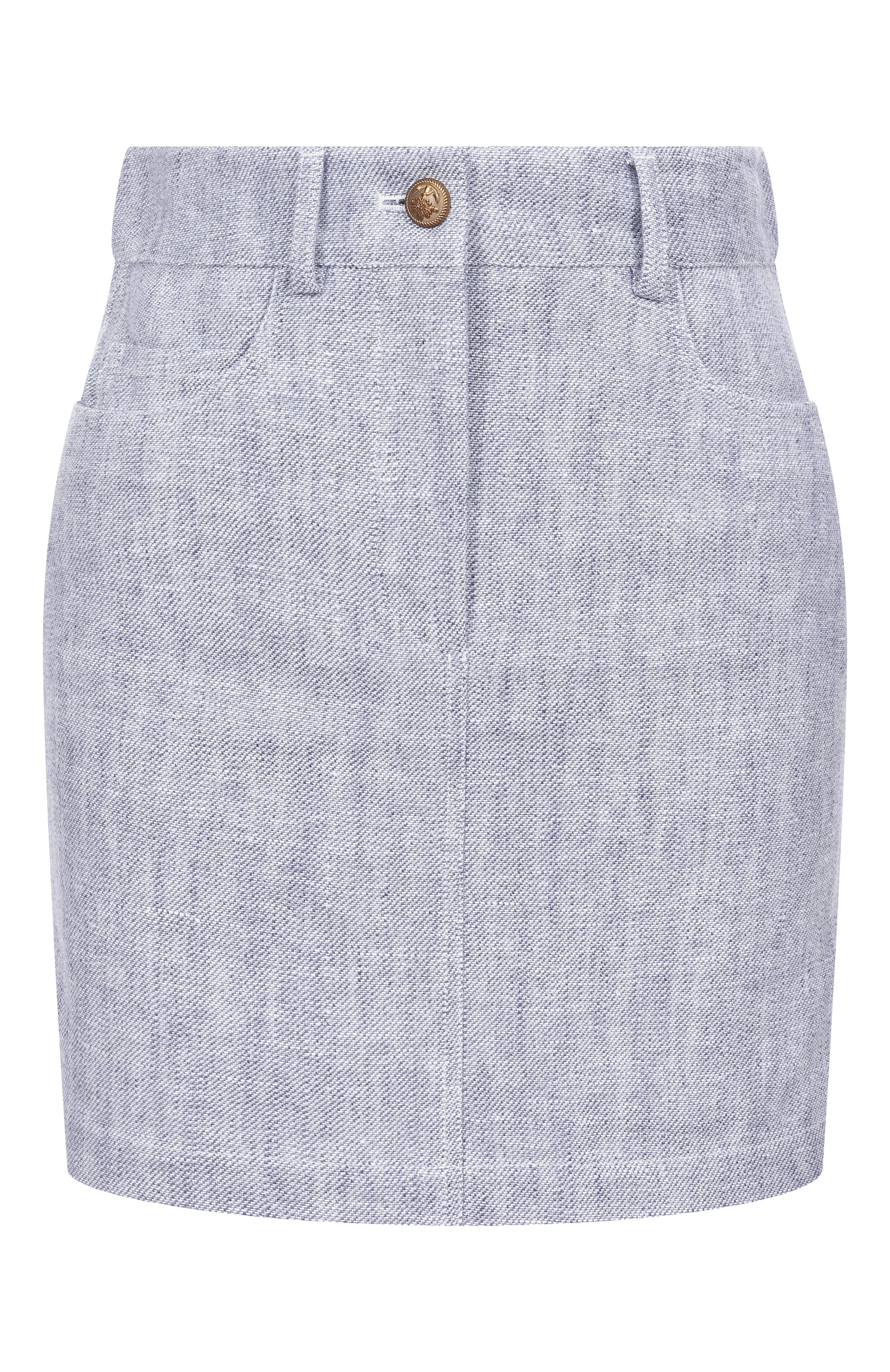 Юбка изо льна и вискозы LORENA ANTONIAZZI, арт. P2542G018A/4793, фото 1