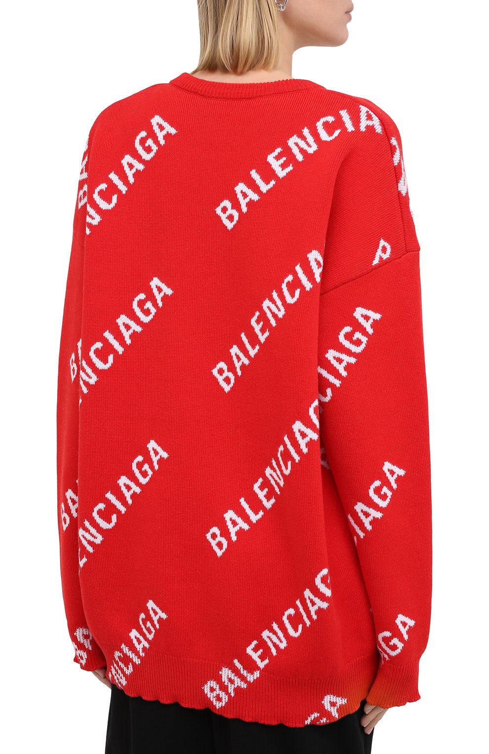 Свитер из хлопка и шерсти BALENCIAGA, арт. 625329/T3178, фото 4