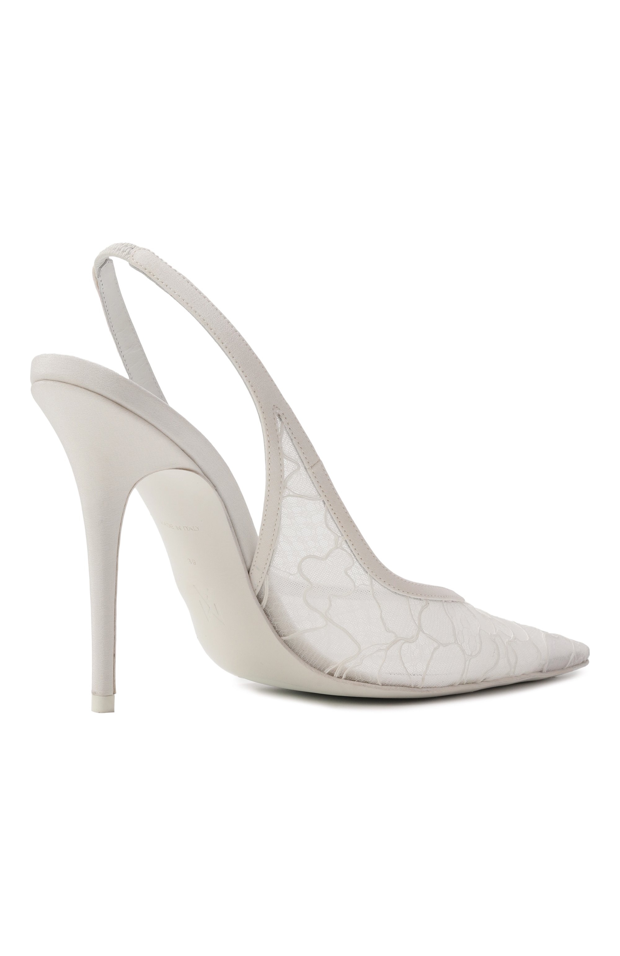 Текстильные туфли anok lace sling 105 AMINA MUADDI, арт. AN0K LACE SLING 105, фото 5