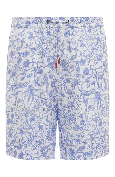 Мужские льняные шорты KITON, арт. UPN005H08902