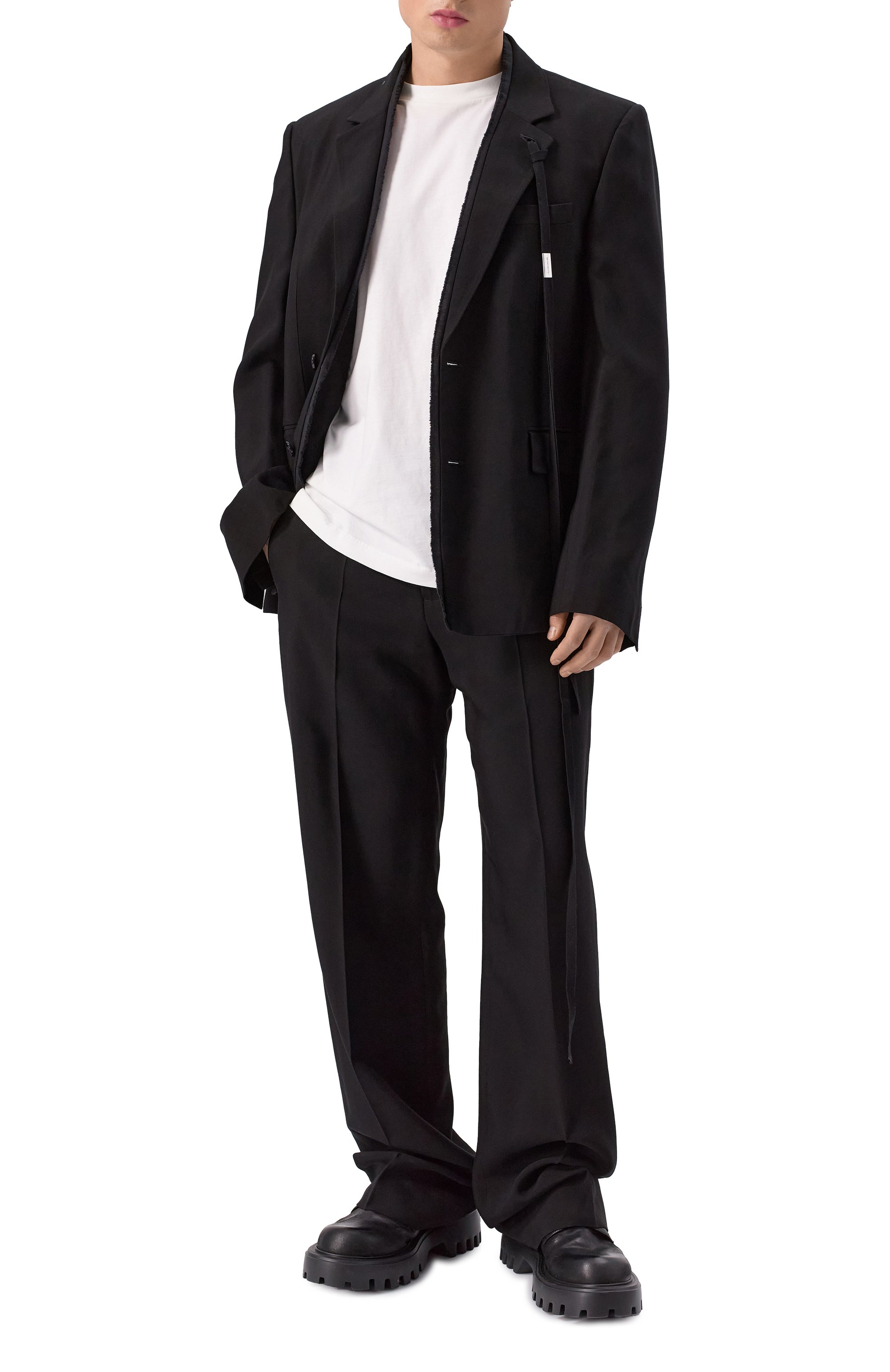 Пиджак из вискозы ANN DEMEULEMEESTER, арт. B0012444/FA558, фото 3