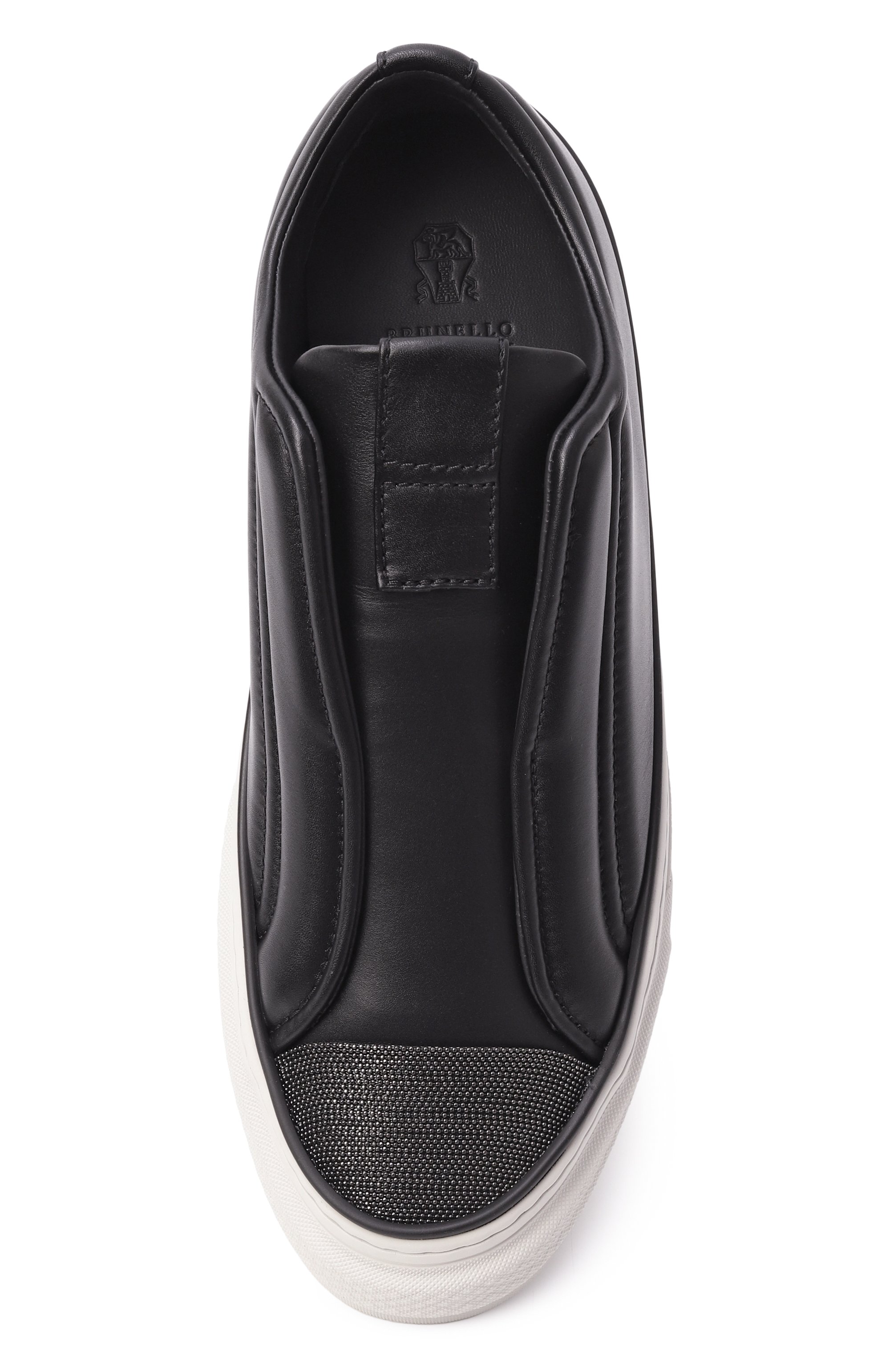 Кожаные кеды BRUNELLO CUCINELLI, арт. MZSKG3071P, фото 6