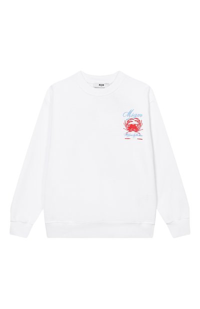 Хлопковый свитшот MSGM KIDS, арт. S6MSJBSW294