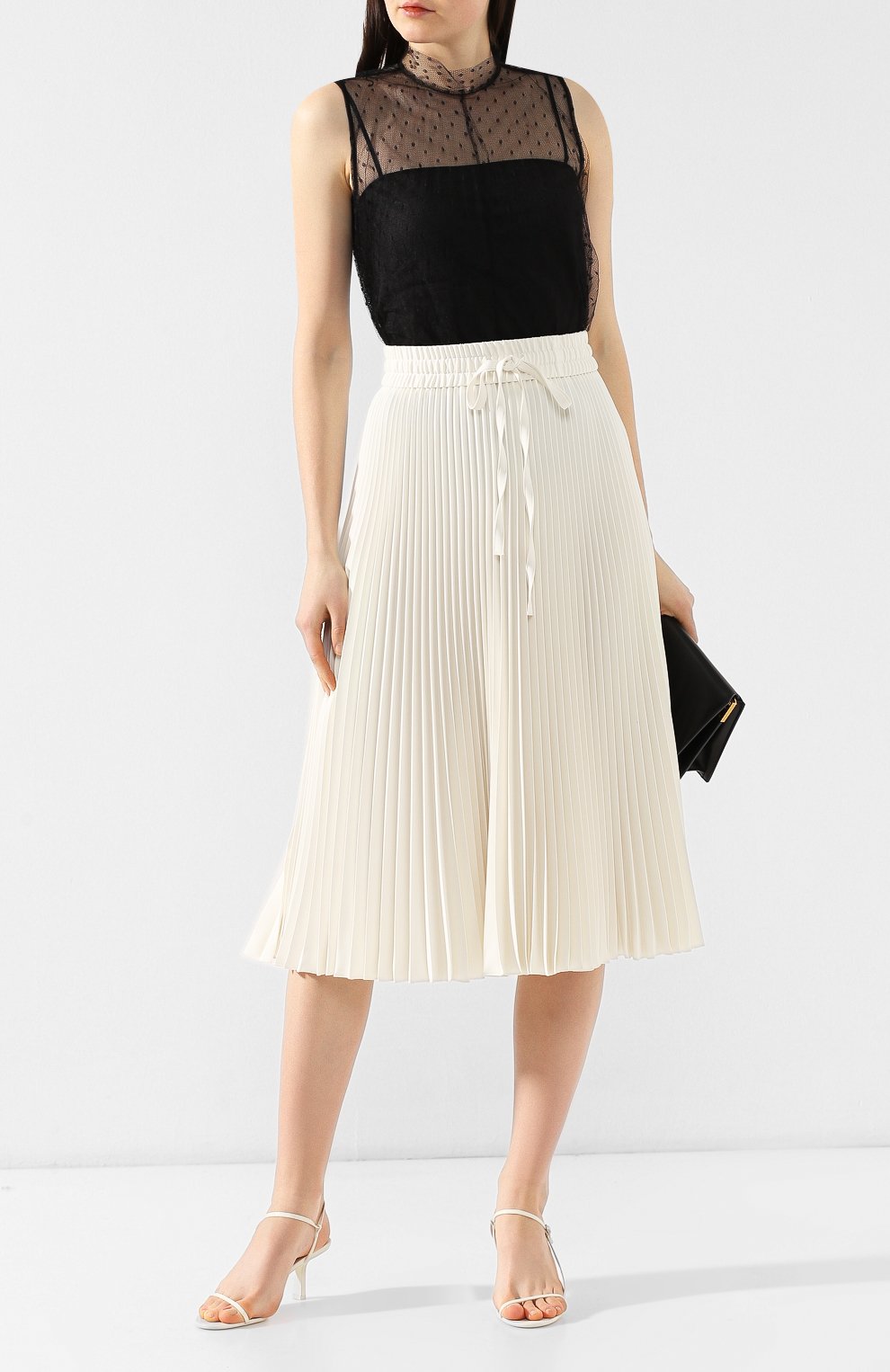 Топ с воротником-стойкой REDVALENTINO, арт. RR3AEA55/428, фото 2