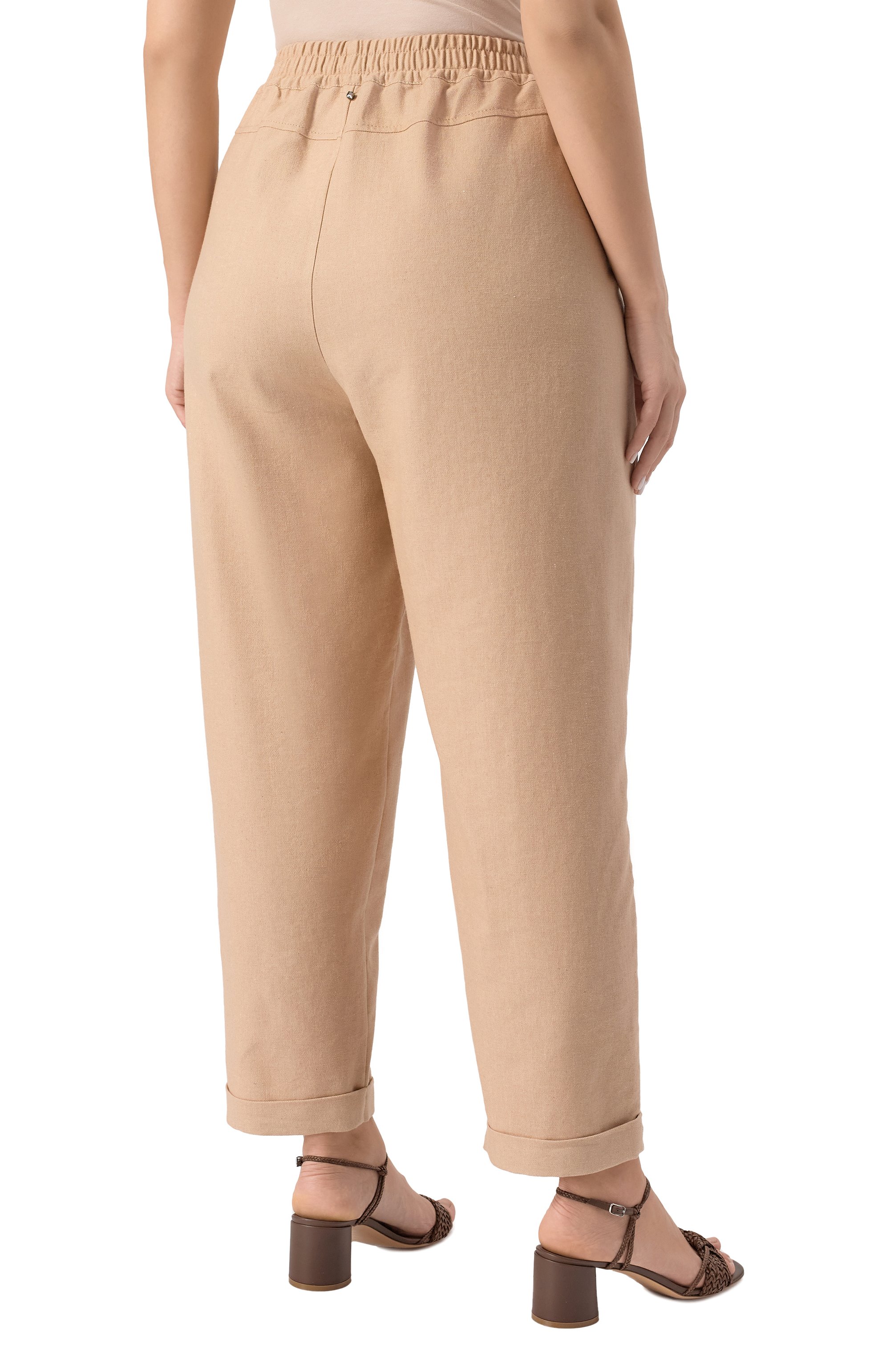 Брюки из хлопка и льна MARINA SPORT, арт. RADAMES, фото 4