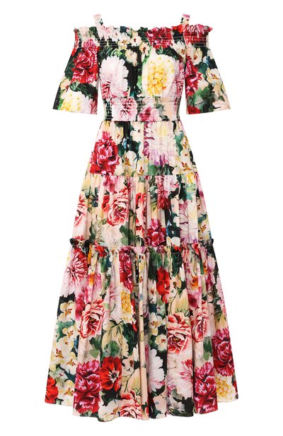 Женское хлопковое платье DOLCE & GABBANA, арт. F68E1T/HS5CY