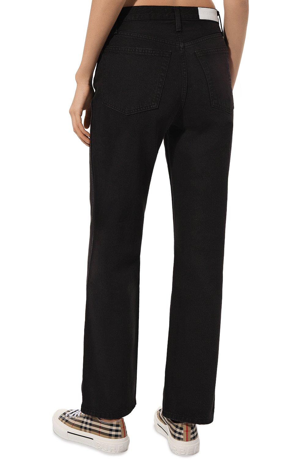 Джинсы RE/DONE черного цвета по цене 35150 руб., арт. 184-3WHRL/D, фото 4 Джинсы RE/DONE, арт. 184-3WHRL/D, фото 4