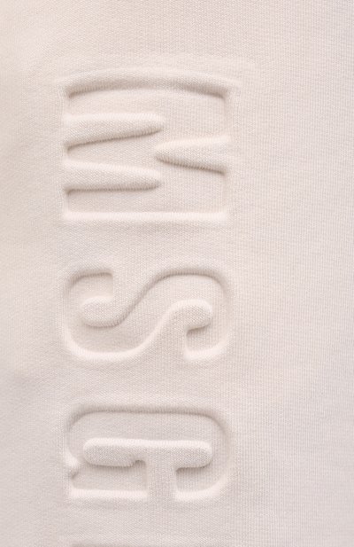 Хлопковые джоггеры MSGM кремового цвета по цене 29650 руб., арт. 3141MDP65 217799, фото 5 Хлопковые джоггеры MSGM, арт. 3141MDP65 217799, фото 5