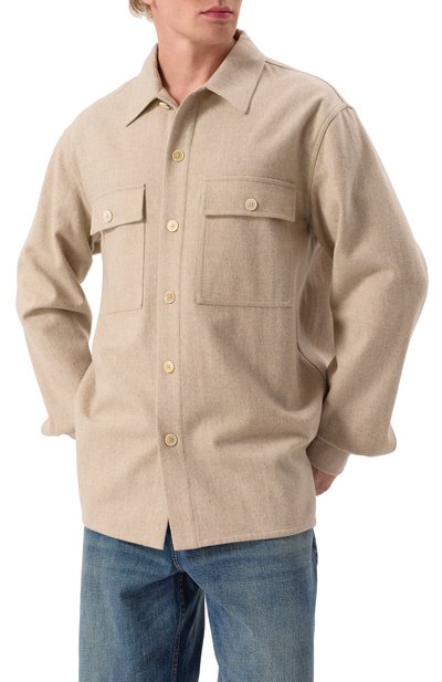 Шерстяная куртка-рубашка JIL SANDER, арт. J47DL0131/J40182, фото 3