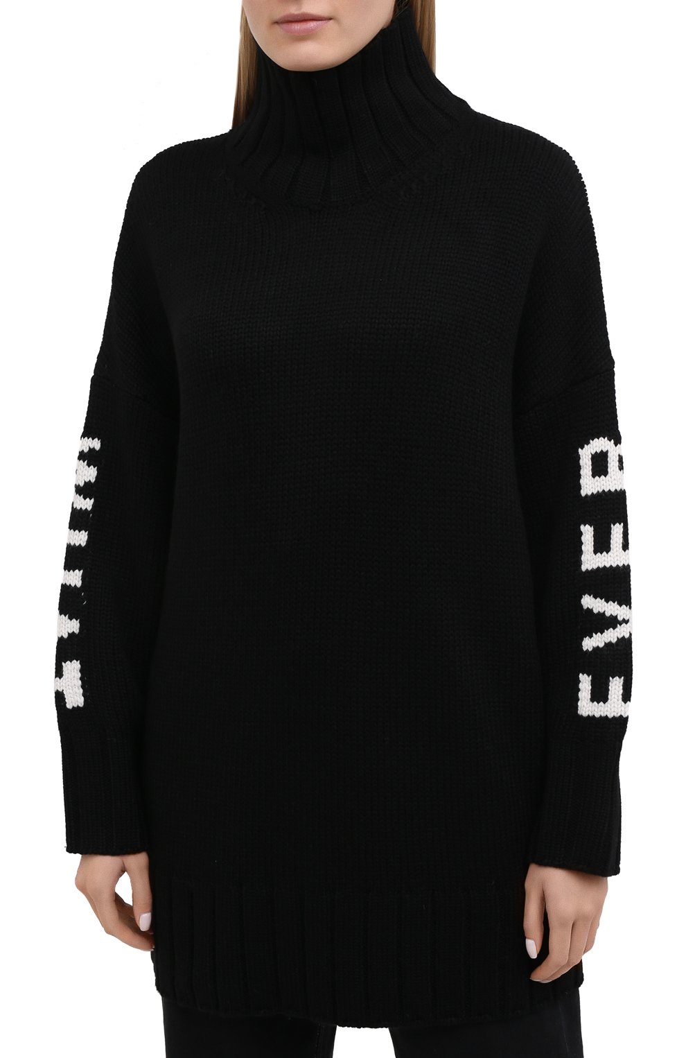 Свитер 5PREVIEW черного цвета по цене 39950 руб., арт. X040, фото 3 Свитер 5PREVIEW, арт. X040, фото 3