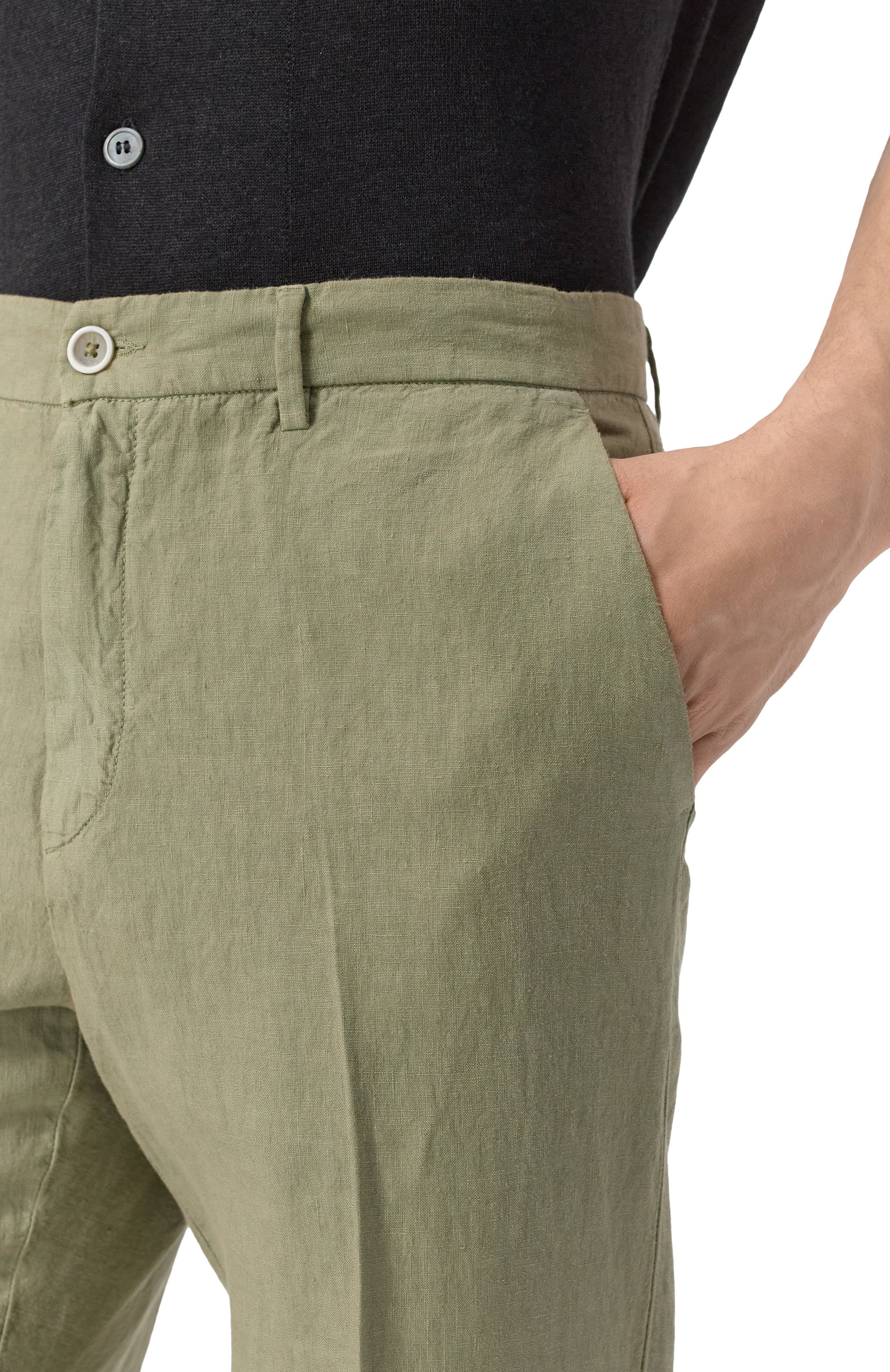 Льняные брюки 120% LINO, арт. 32ALIM2411/0253/000, фото 5