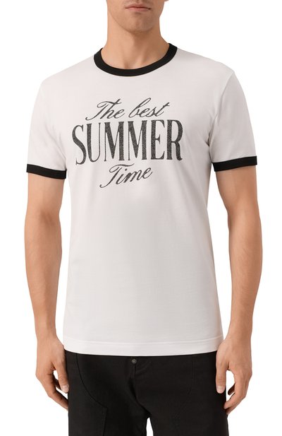 Хлопковая футболка DOLCE & GABBANA, арт. G8PV1T/G7PGV, фото 3