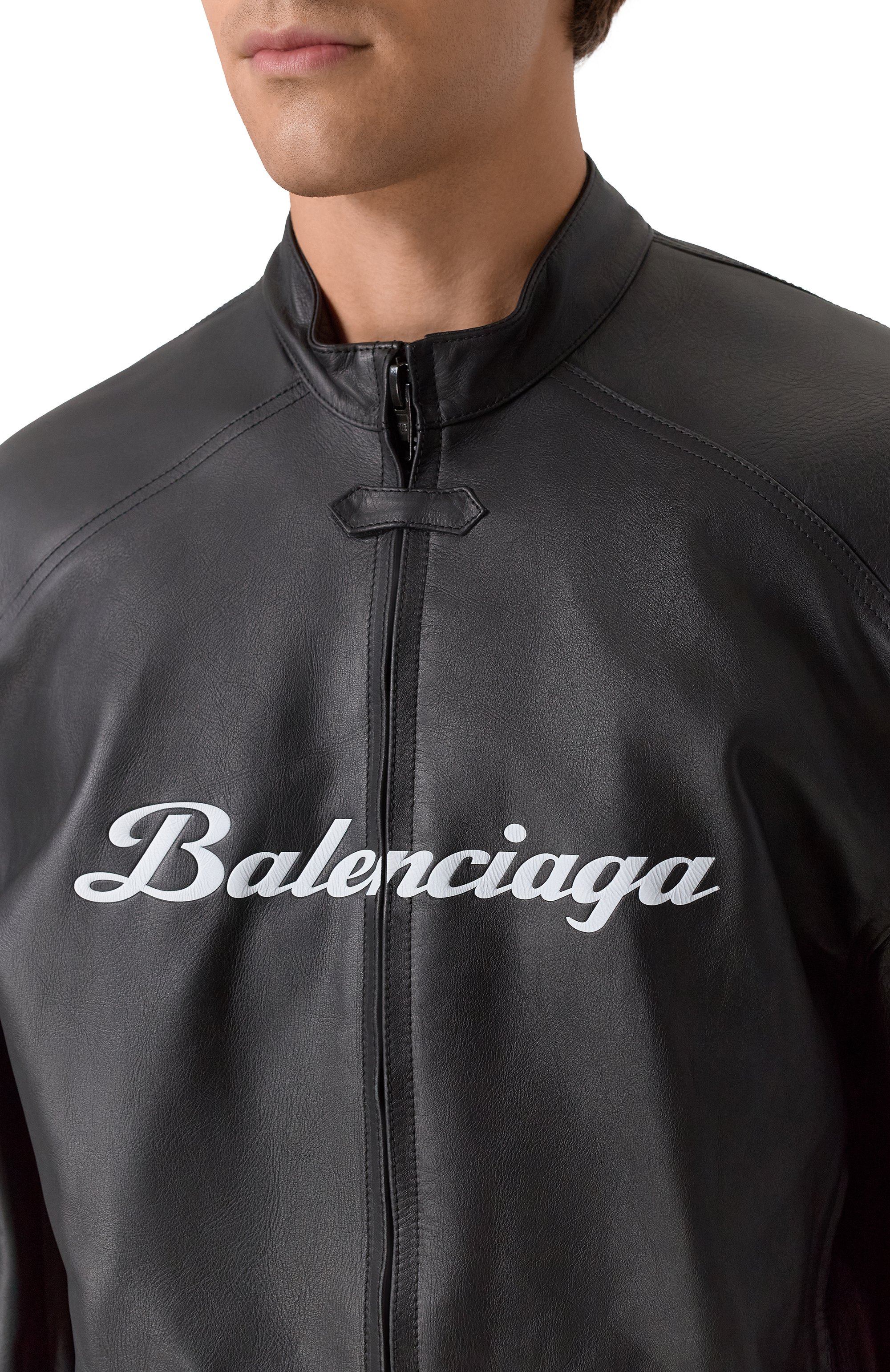 Кожаная куртка balenciaga x automobili lamborghini BALENCIAGA, арт. 835112/TSS13, фото 5