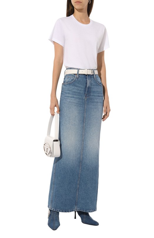 Хлопковая футболка Emporio Armani 6D2T7F/2JFNZ Белый  6D2T7F/2JFNZ Фото 2