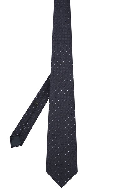 Шелковый галстук ZEGNA темно-синего цвета по цене 23700 руб., арт. Z8D91/1XW, фото 2 Шелковый галстук ZEGNA, арт. Z8D91/1XW, фото 2