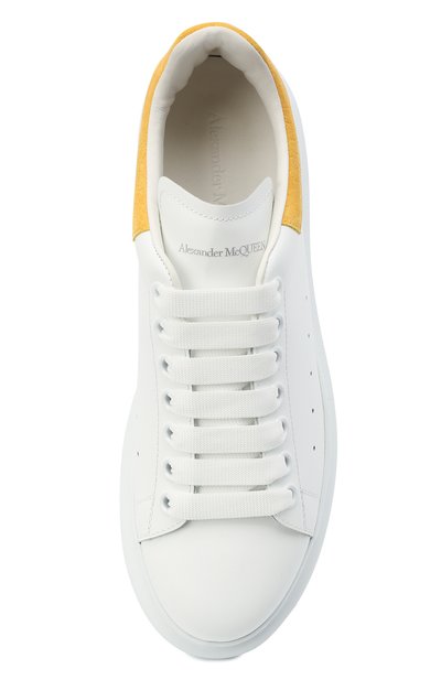 Кожаные кеды oversized ALEXANDER MCQUEEN, арт. 650788/WHZ4K, фото 5
