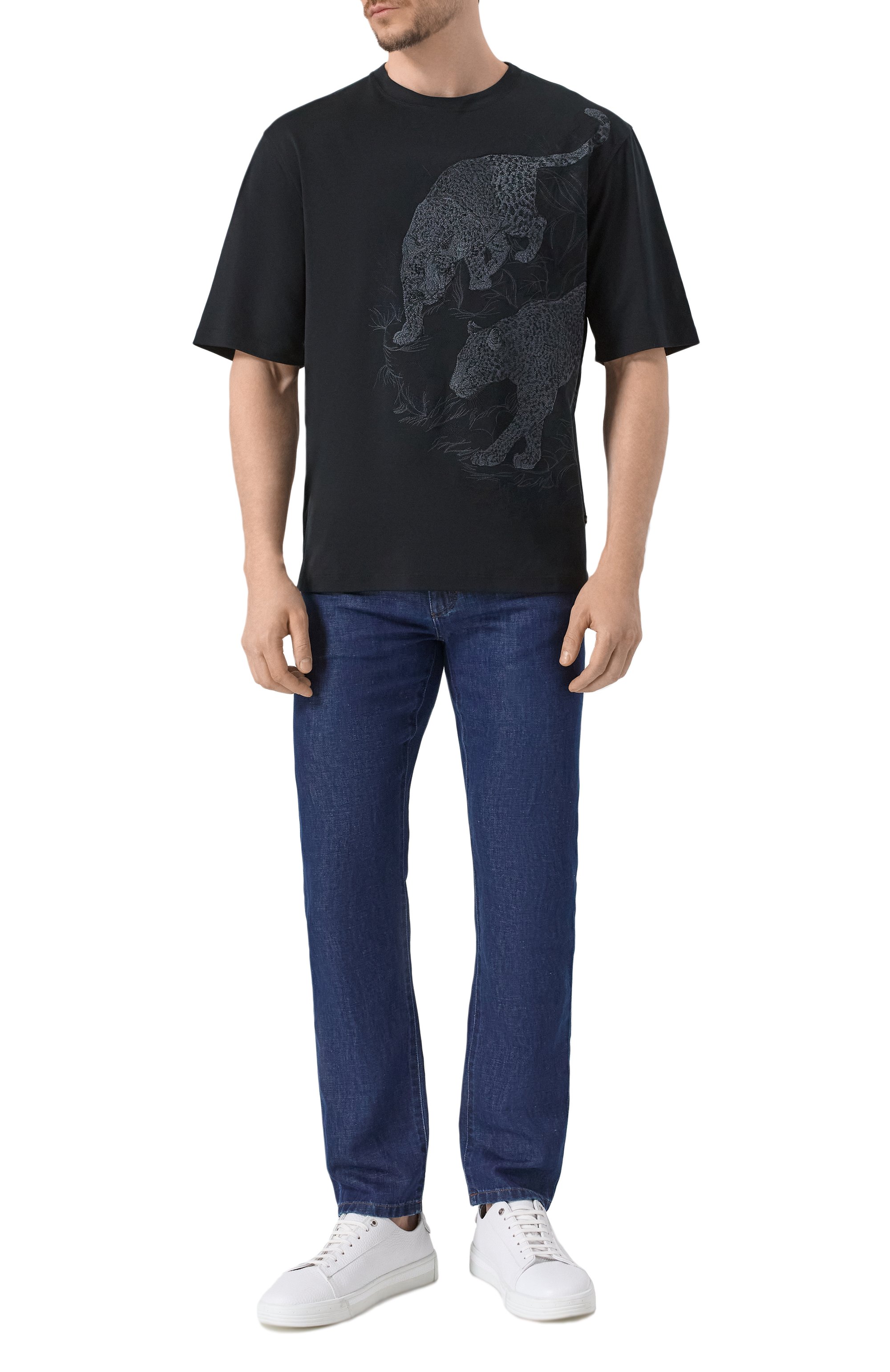 Хлопковая футболка STEFANO RICCI, арт. MNH5204430/LUXT, фото 2