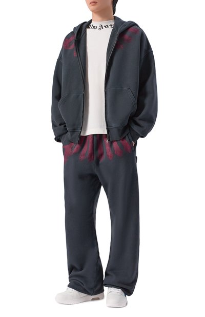 Хлопковая толстовка PALM ANGELS, арт. PMBE02FS26FLE001, фото 2