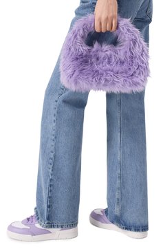 Женская сумка the sack mini MARC JACOBS (THE) сиреневого цвета, арт. 2R4HSH012H03 | Фото 2 (Материал: Текстиль; Размер: mini)