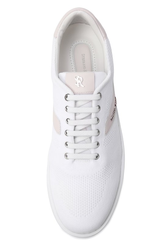 Текстильные кеды Stefano Ricci UV33_G5300/TSWY Белый  UV33_G5300/TSWY Фото 5