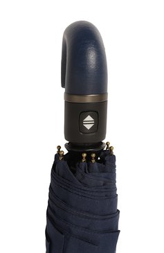 Мужской складной зонт MOSCHINO темно-синего цвета, арт. 8064-0PENCL0SE | Фото 6 (Материал: Текстиль, Синтетический материал, Металл; Материал сплава: Проставлено; Нос: Не проставлено)