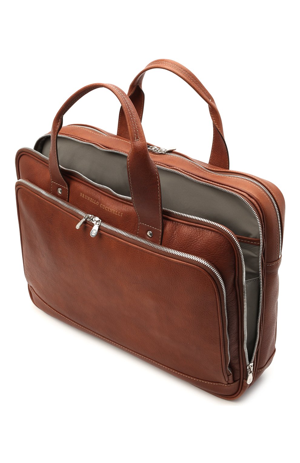 Кожаная сумка для ноутбука BRUNELLO CUCINELLI, арт. MBZIU391, фото 4