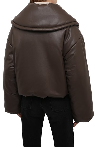 Пуховик из экокожи NANUSHKA, арт. NW21FW0W01076, фото 4