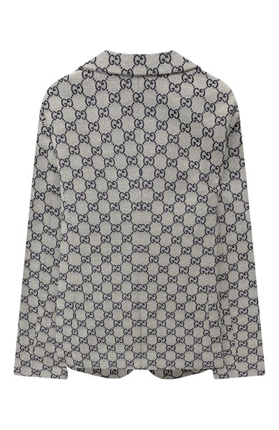 Хлопковый пиджак GUCCI, арт. 574013/XWAGF, фото 2