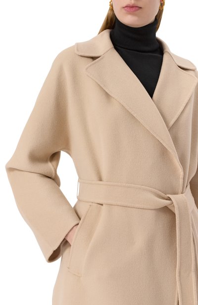 Шерстяное пальто WEEKEND MAX MARA бежевого цвета по цене 79150 руб., арт. CIVADA, фото 5 Шерстяное пальто WEEKEND MAX MARA, арт. CIVADA, фото 5