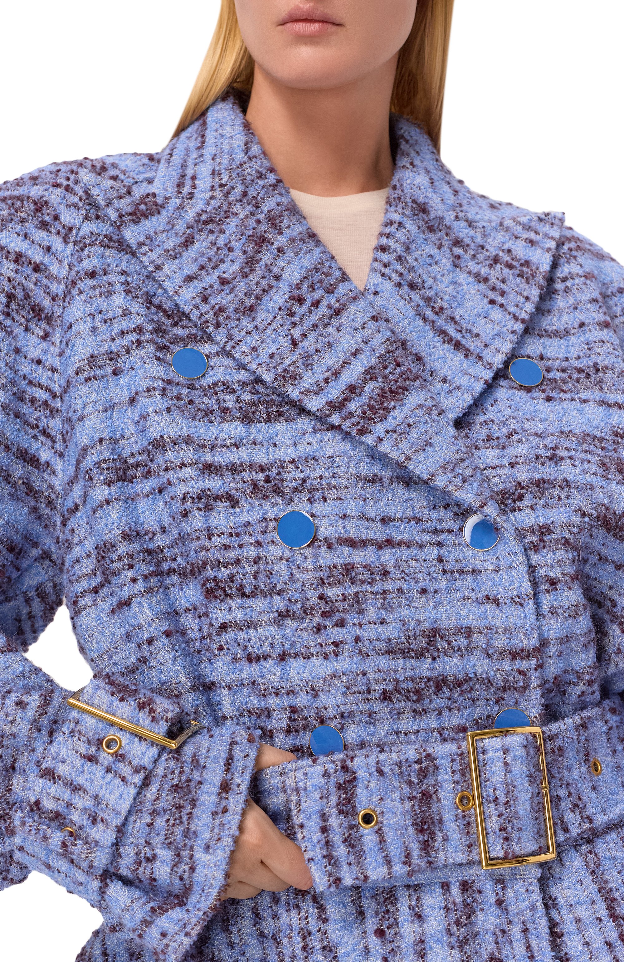 Твидовое полупальто ROWEN ROSE, арт. C0AT_RR164_XS/TWEED, фото 5