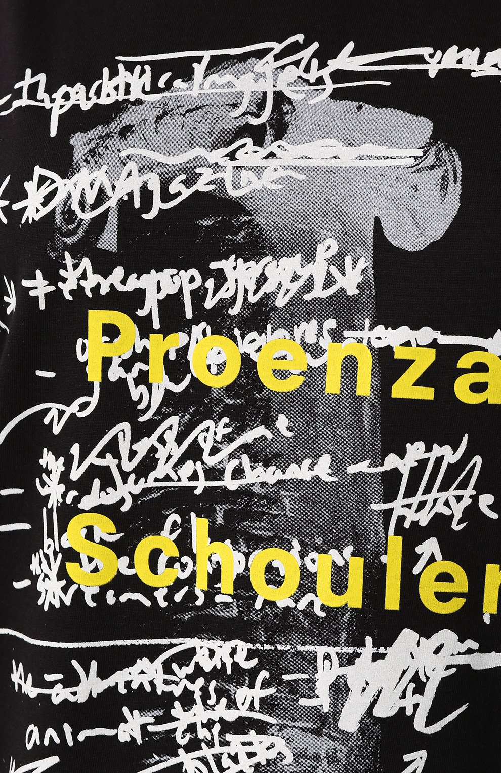 Хлопковая футболка PROENZA SCHOULER, арт. WL1934098-JCP110, фото 5