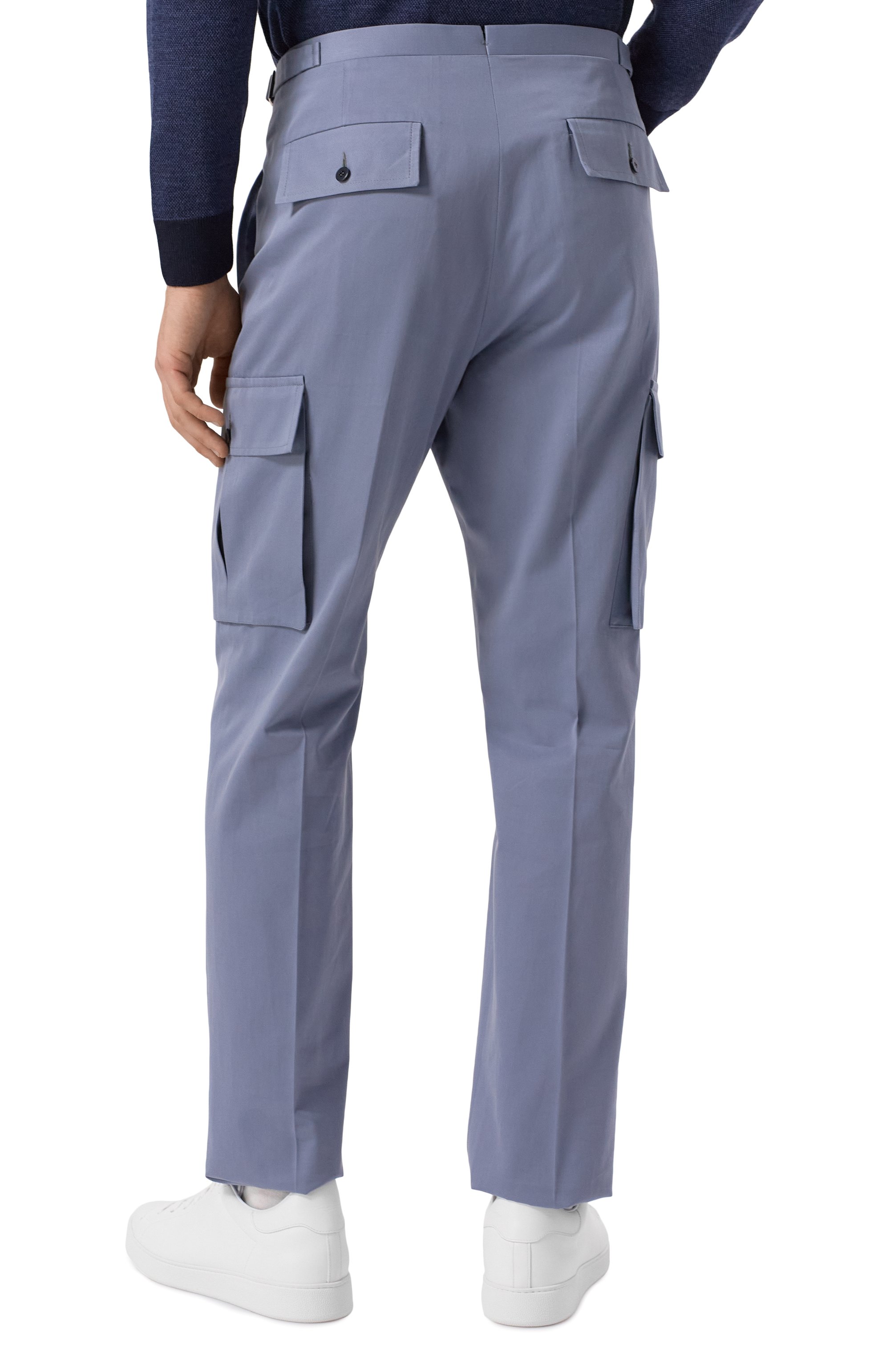 Хлопковые брюки-карго KITON, арт. UPN05K0647E04, фото 4