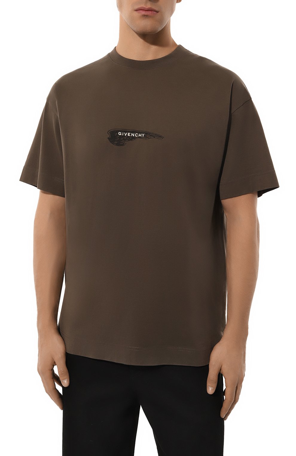 Хлопковая футболка GIVENCHY, арт. BM71JA3YN1, фото 3