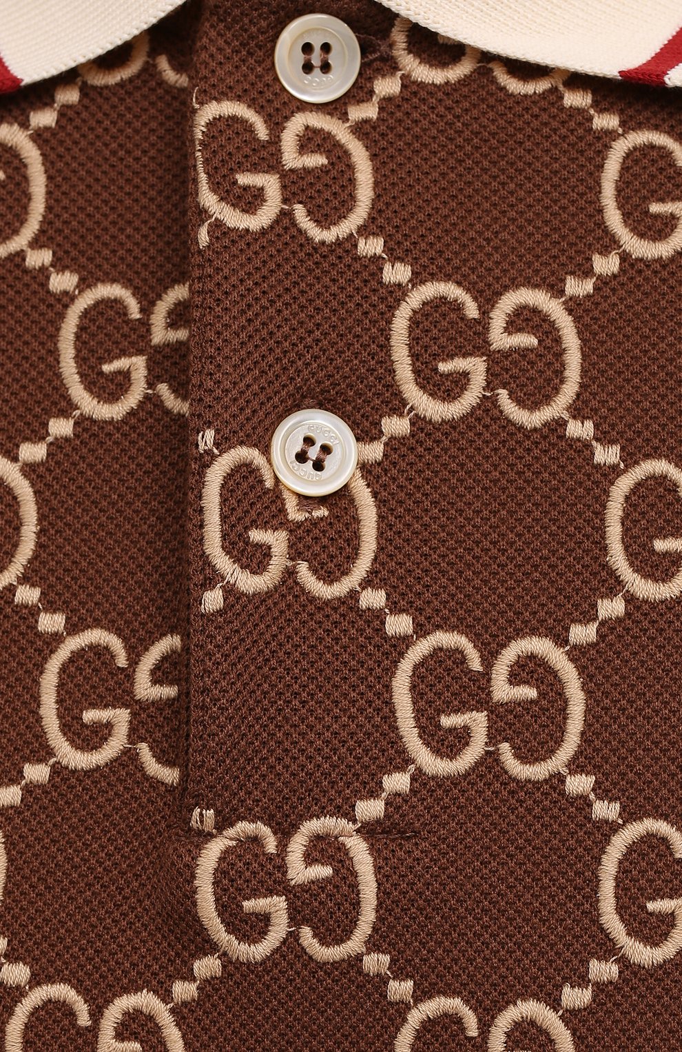 Хлопковое поло GUCCI, арт. 598956/XJB0U, фото 5