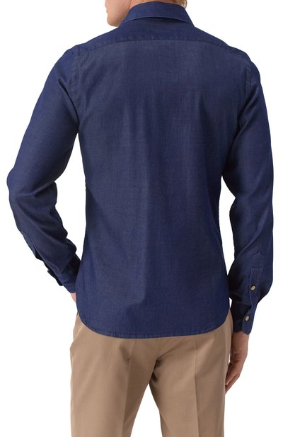 Хлопковая рубашка KITON, арт. UCWMH0904201, фото 4