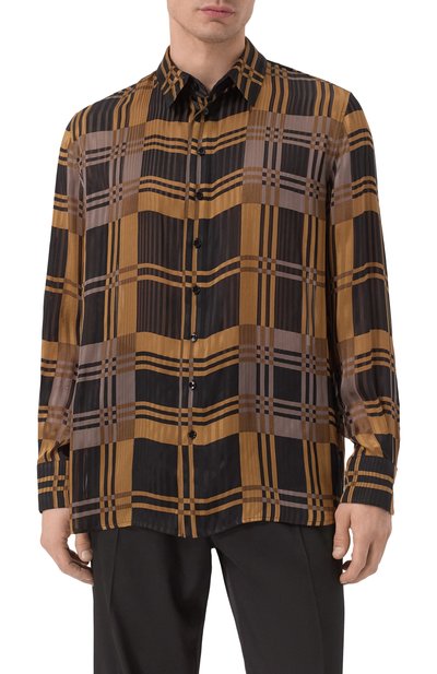 Шелковая рубашка SAINT LAURENT, арт. 813932/Y1L28, фото 3