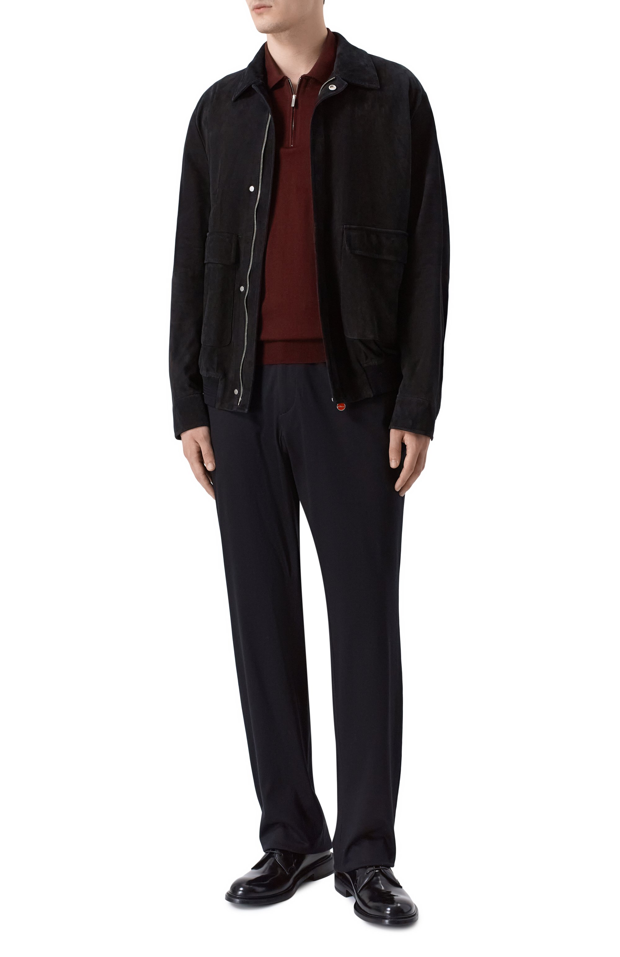 Кожаные дерби BARRETT черного цвета по цене 71600 руб., арт. 251U074.1/P0LISHED B, фото 2 Кожаные дерби BARRETT, арт. 251U074.1/P0LISHED B, фото 2