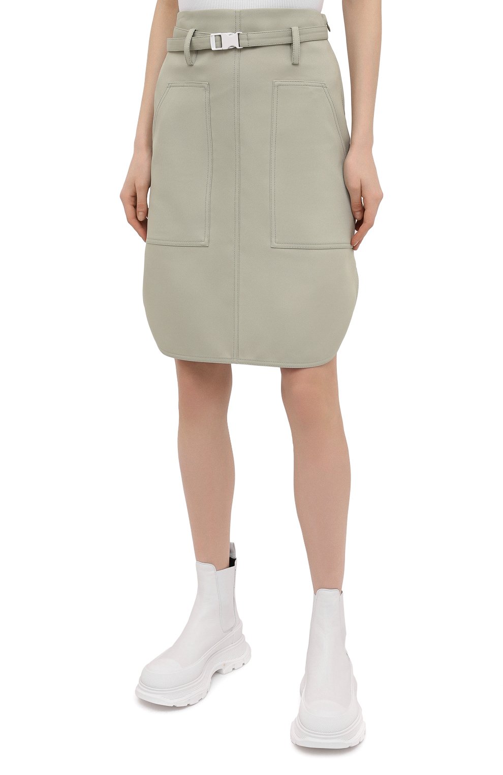 Хлопковая юбка STELLA MCCARTNEY, арт. 603150/S0A36, фото 3