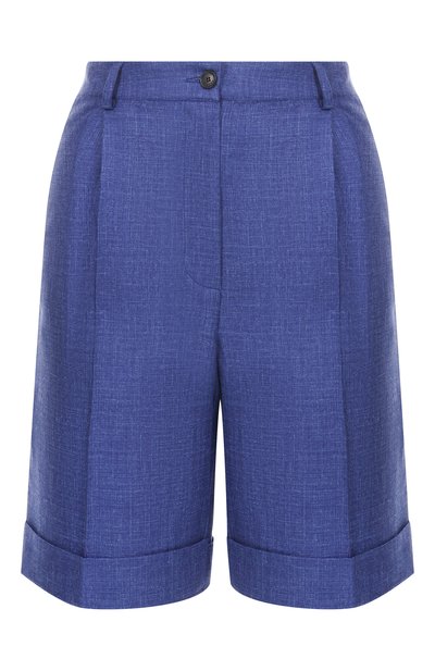 Женские шорты из шерсти и шелка KITON, арт. D51115K0941E01