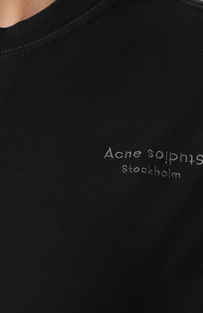 Хлопковый лонгслив ACNE STUDIOS, арт. AL0093, фото 5